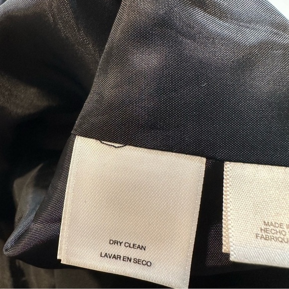 Nine West Women's Black & White Striped Jacket Size 14 Coat Cape [B35#71] - Picture 4 of 12